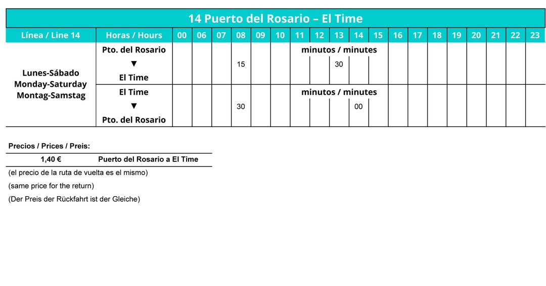 Horarios Tiadhe L14 1080
