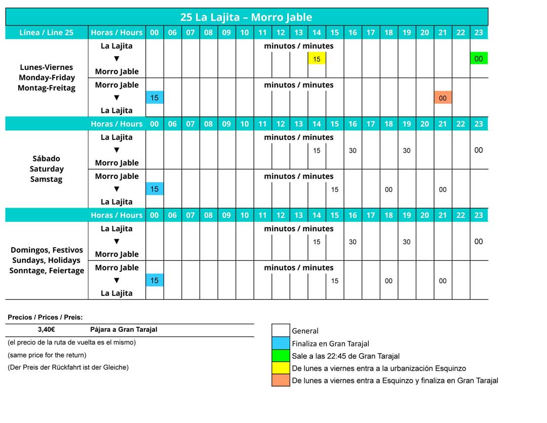 Horarios Tiadhe L25 1080